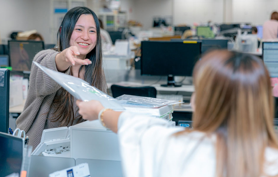 仕事の様子